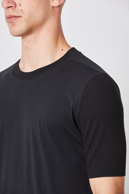 Black Cotton T-shirt