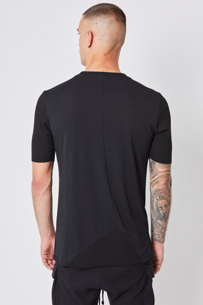 Black Cotton T-shirt