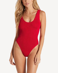 Mara Red One-Piece Swimsuit