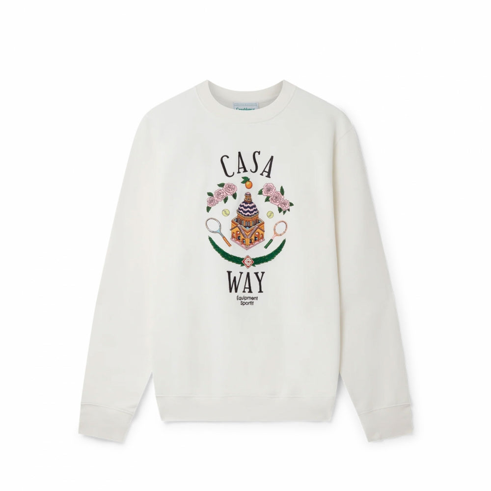 Casa way sweatshirt - white