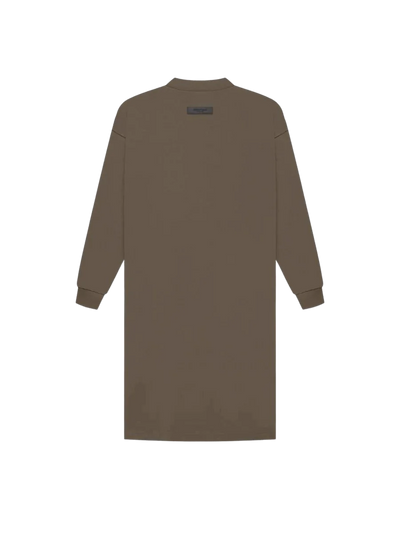 Ls Tee Dress Wood