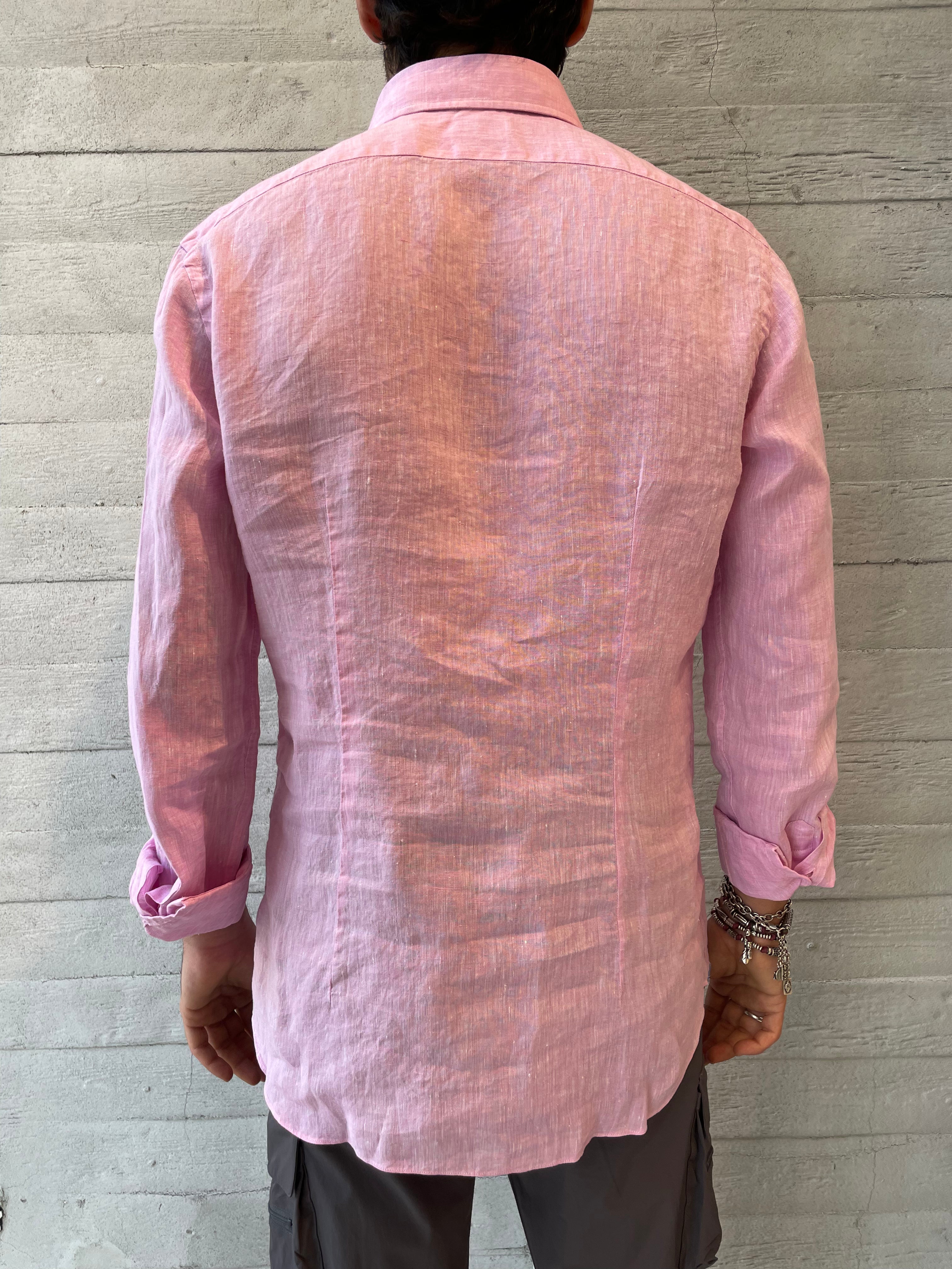 Tailor Buttoned Shirt Light Pink