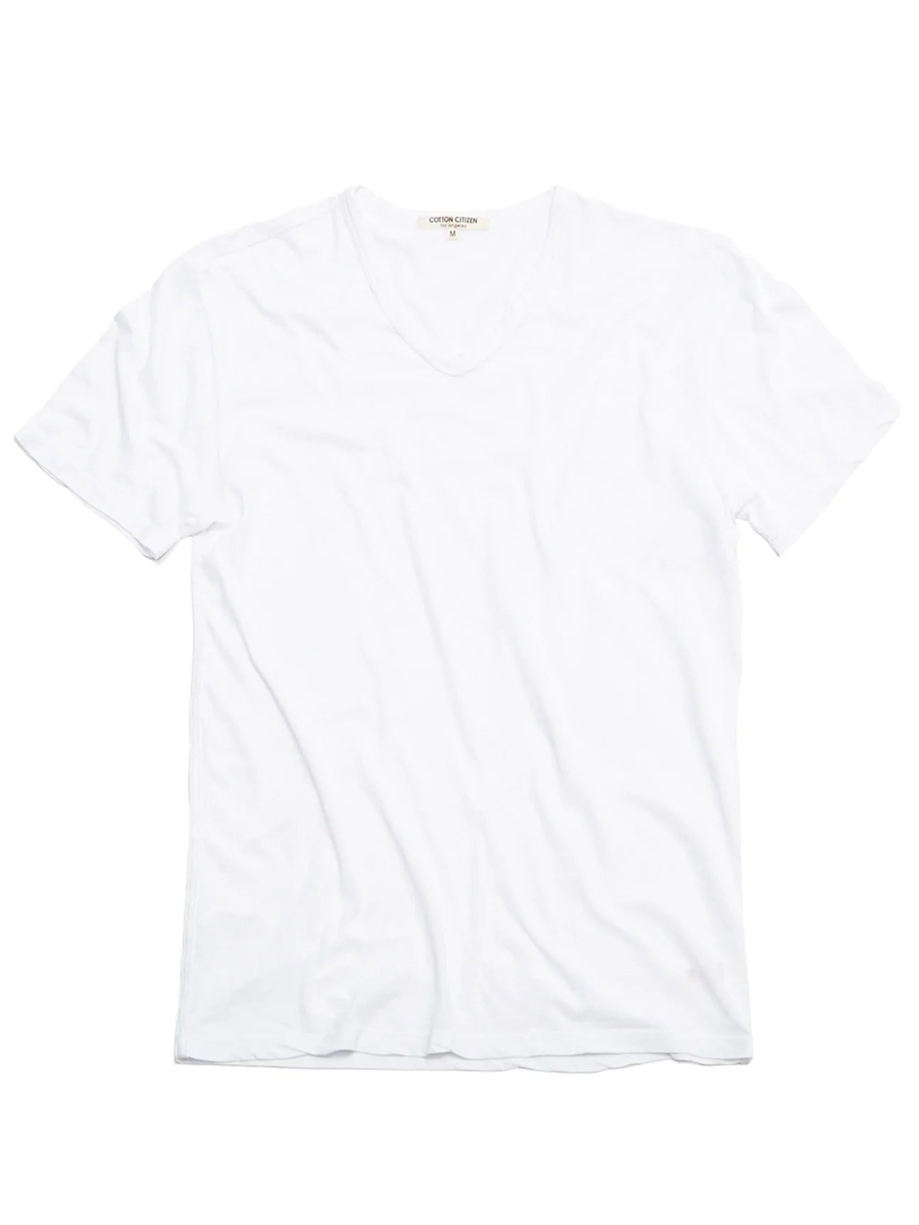 M Classic V Neck - White