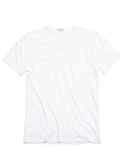 M Classic V Neck - White