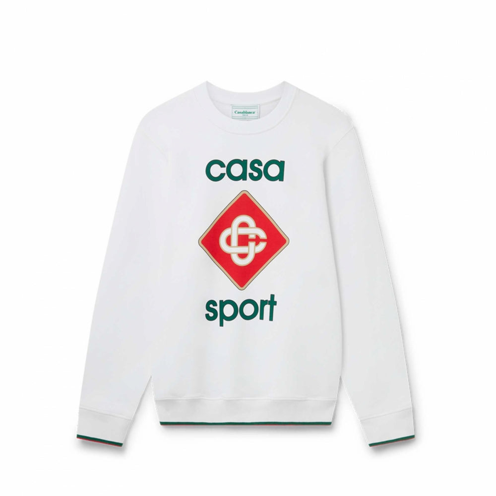 Casa sport unisex sweatshirt - white