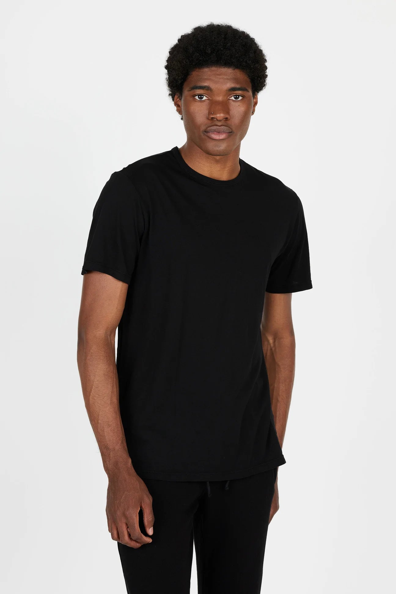 M Classic crew tee - jet black