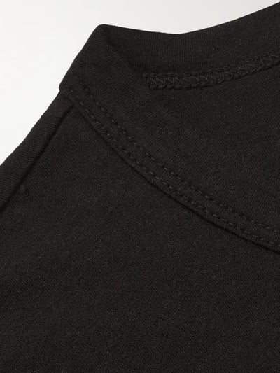 Cotton Jersey Black T-Shirt