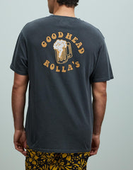 Good head logo blue tee