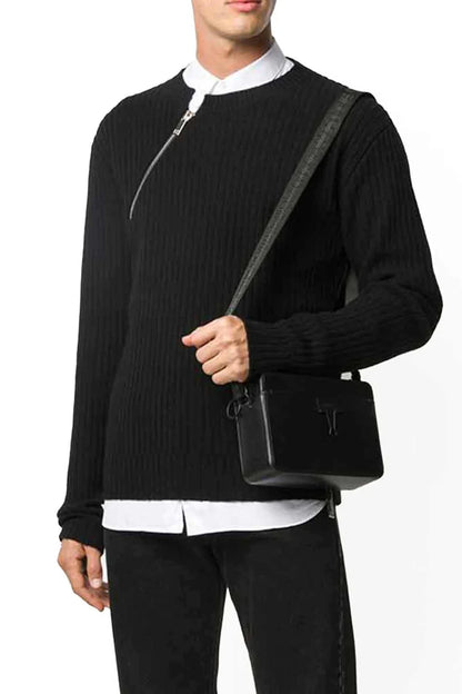 Black Zip Sweater