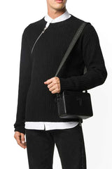 Black zip sweater