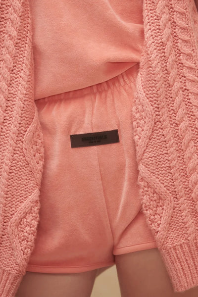 Velour Short Coral