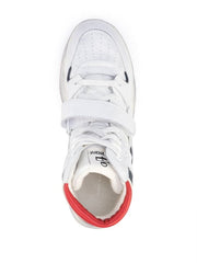 Alsee leather touch-strap sneakers