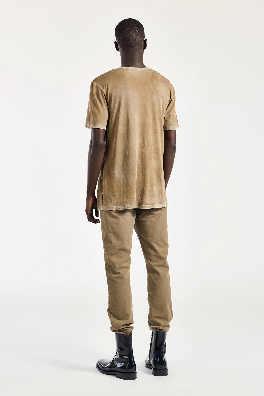 M Classic crew tee - vintage chai