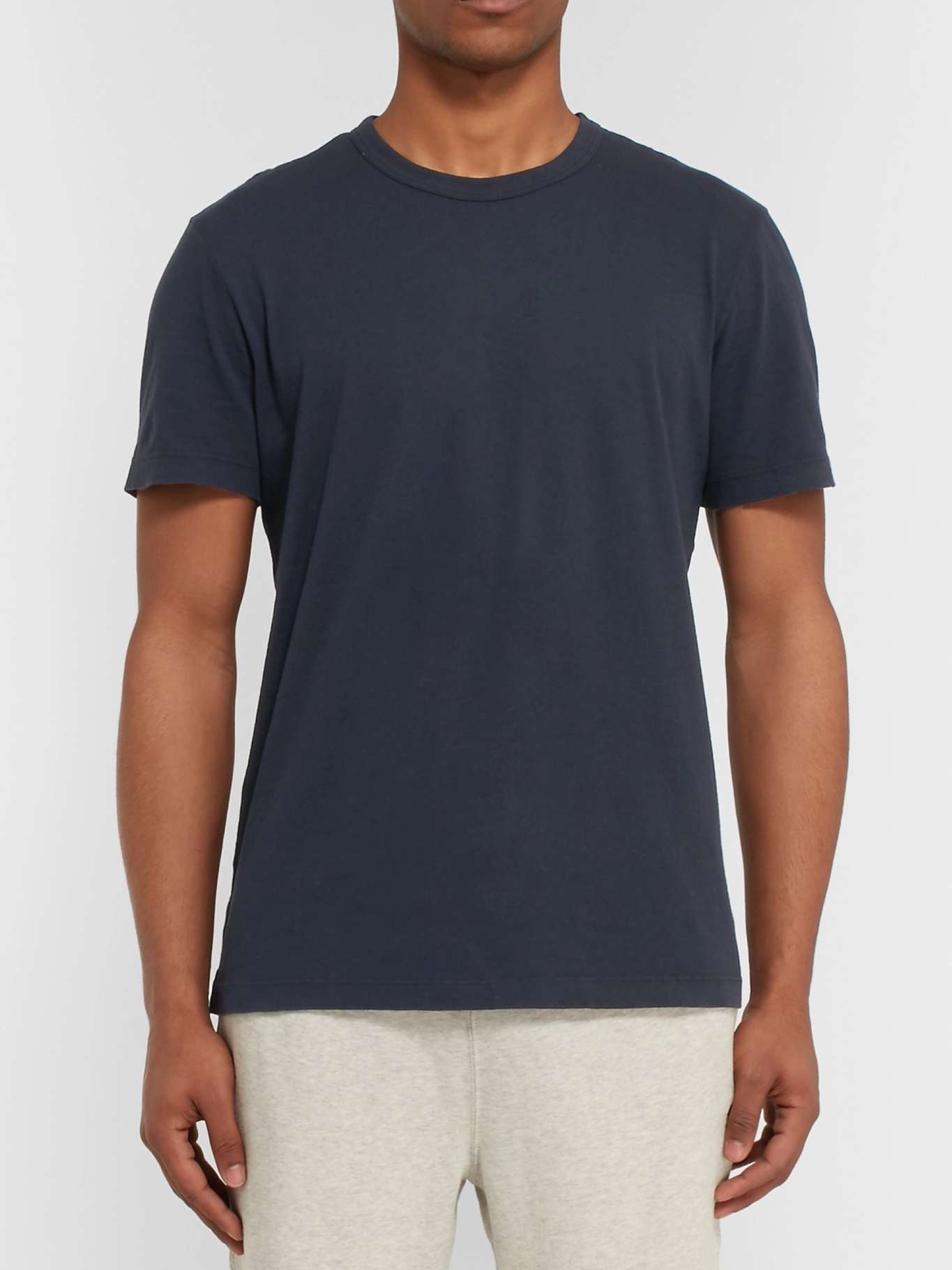 Cotton Jersey Blue T-shirt