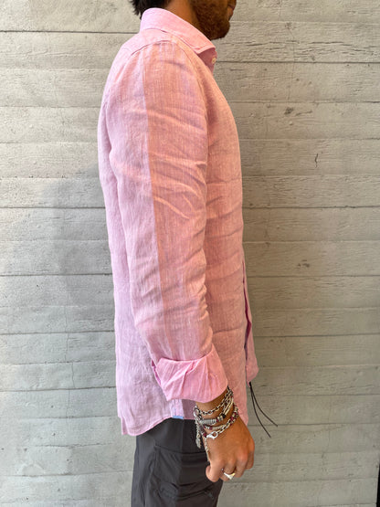 Tailor Buttoned Shirt Light Pink