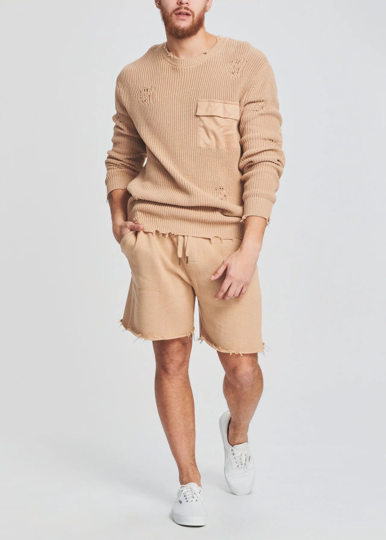 Tan Devin Sweater