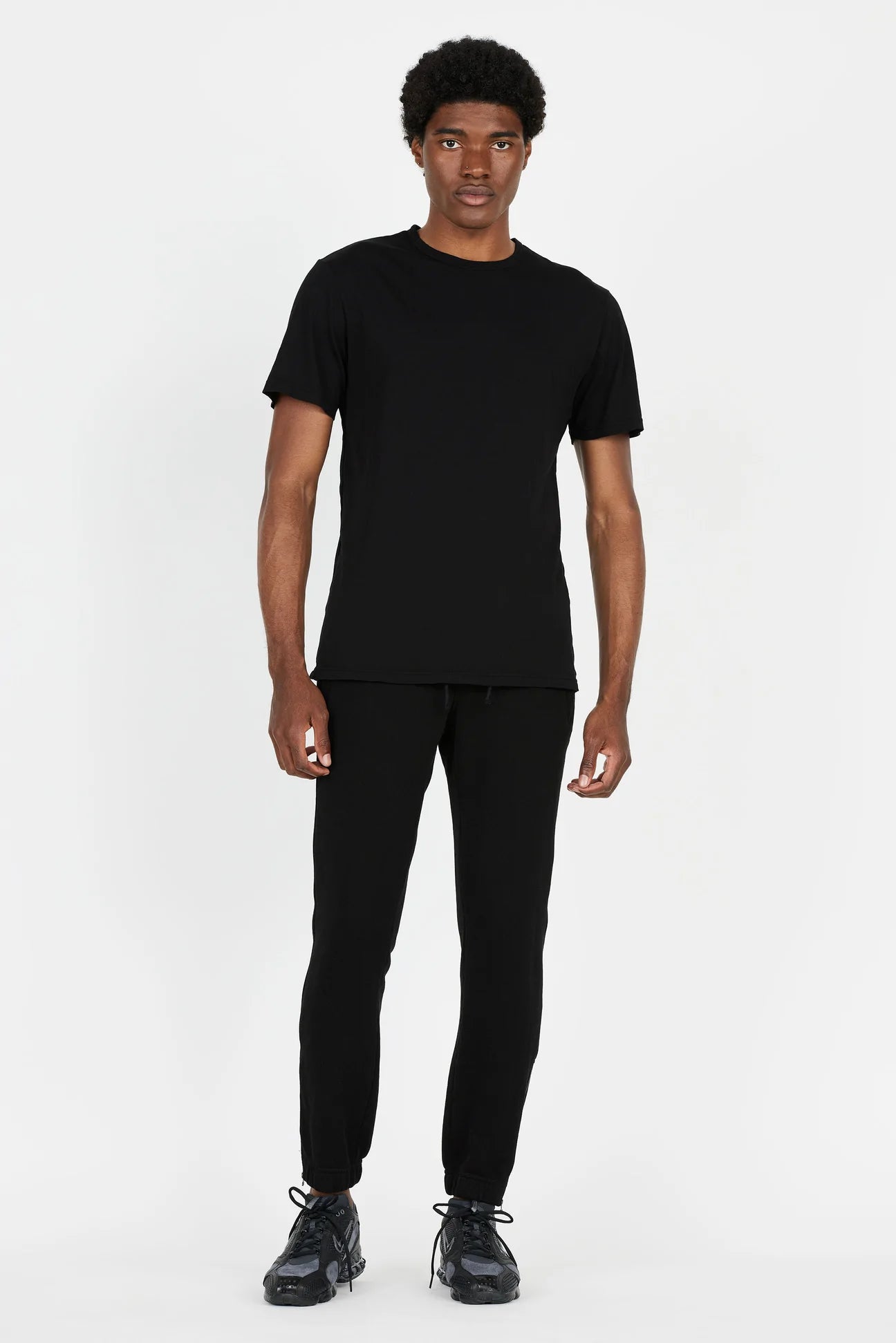 M Classic crew tee - jet black