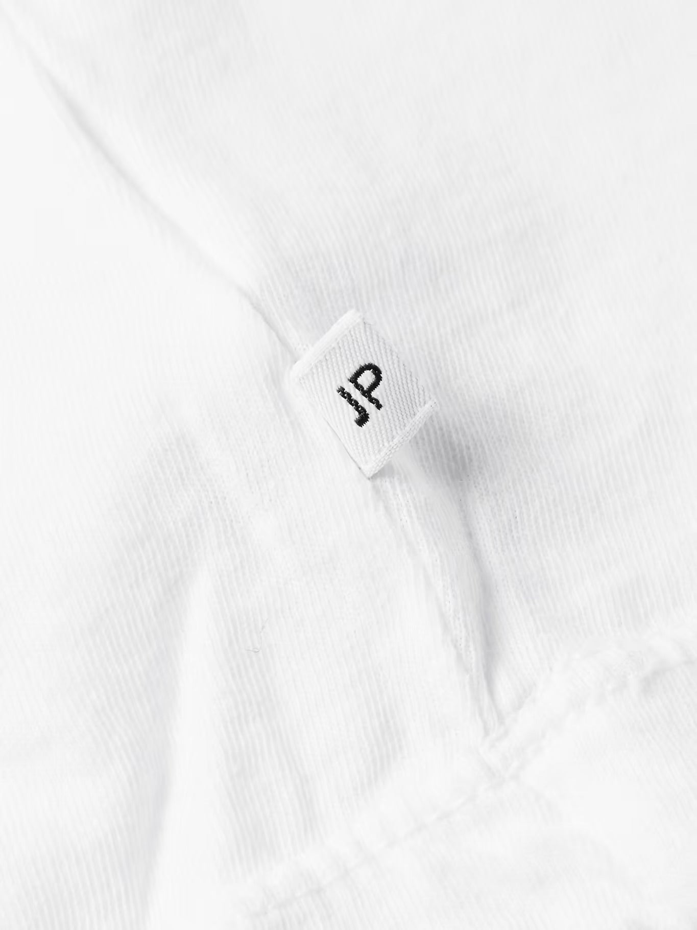 Short Sleeve V Neck White