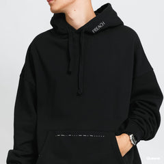Black multiple oversized hoodie