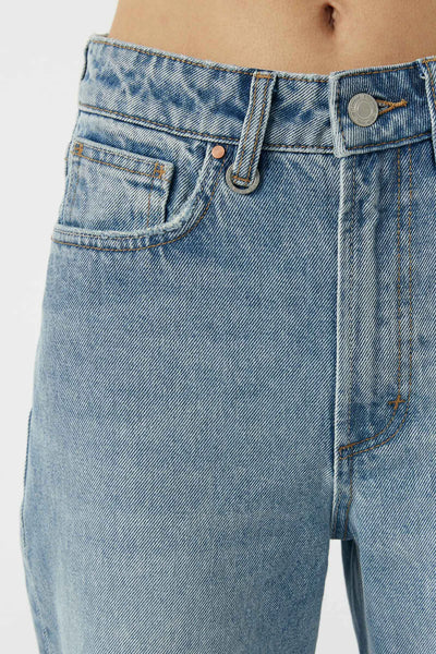 Edie Straight Jeans Teardrop Blue
