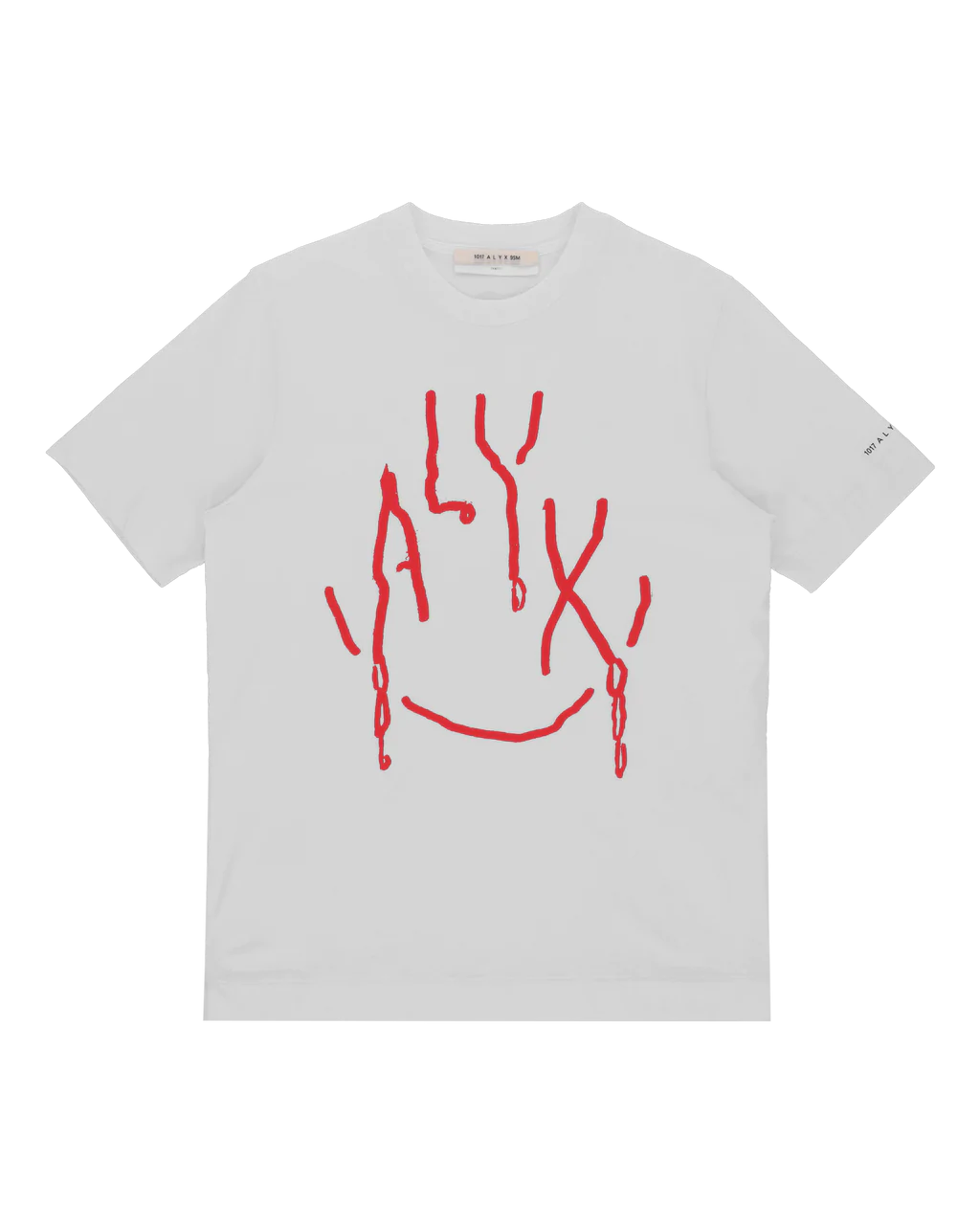 Graphic t-shirt white and red