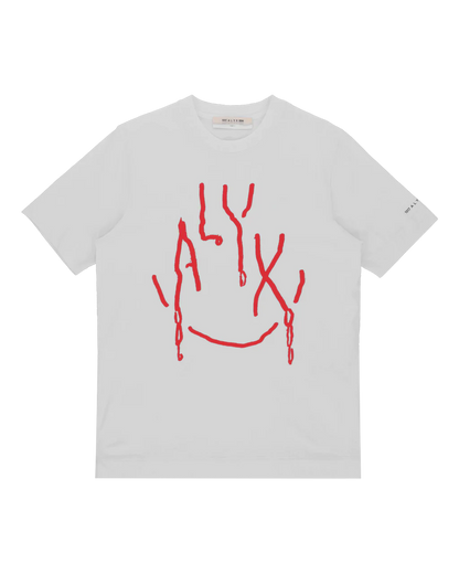 Graphic t-shirt white and red