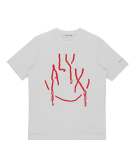 Graphic t-shirt white and red