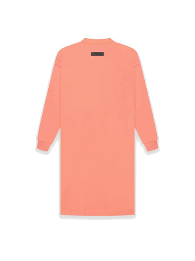 Ls Tee Dress Coral
