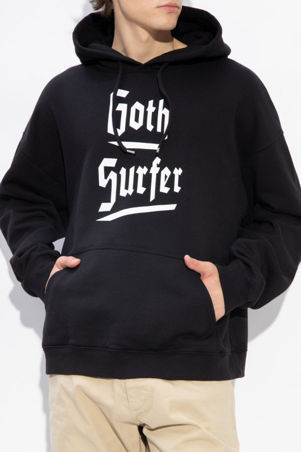 Black Goth Surfer Hoodie