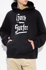 Black goth surfer hoodie