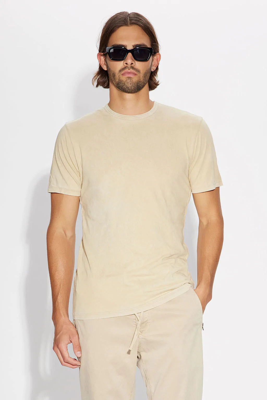 M Classic crew tee - vintage sand