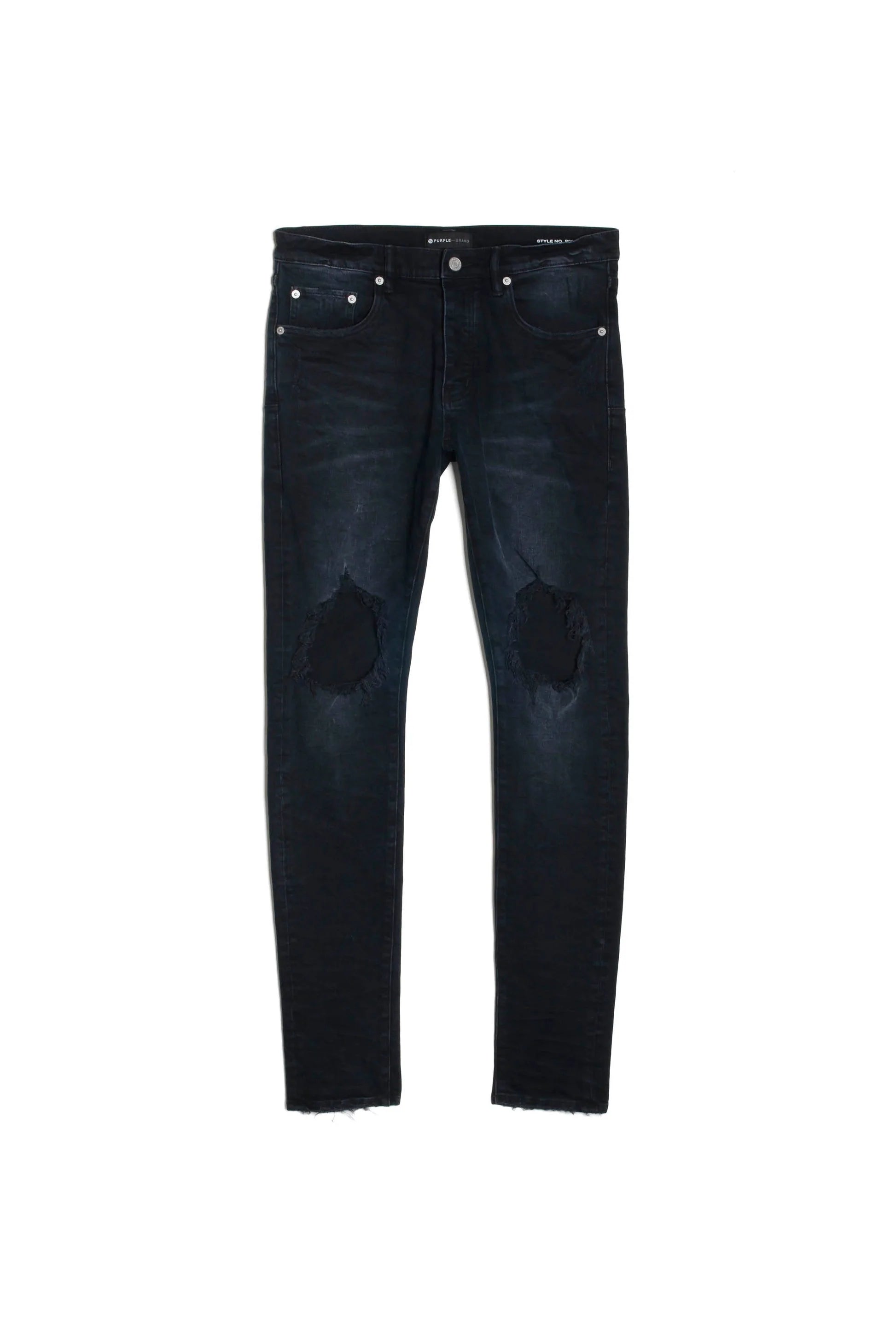 Mid Rise Slim Jean Black Wash Blowout