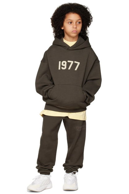 Kids Hoodie - Off black