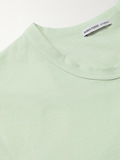 Cotton Jersey Light Green T-shirt