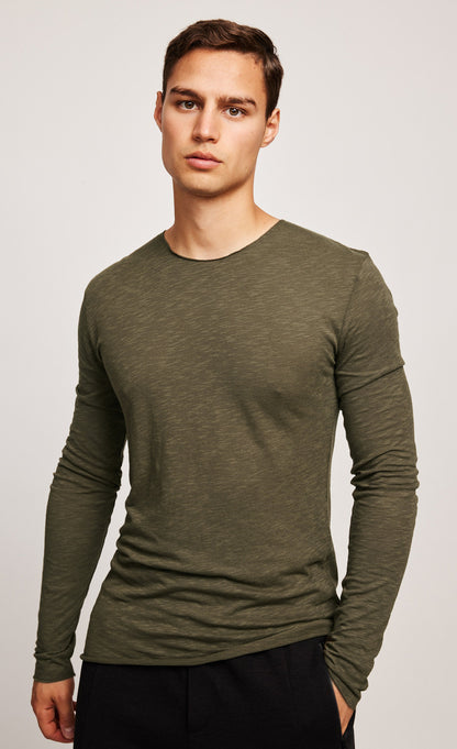 Long Khaki Mudl T-Shirt