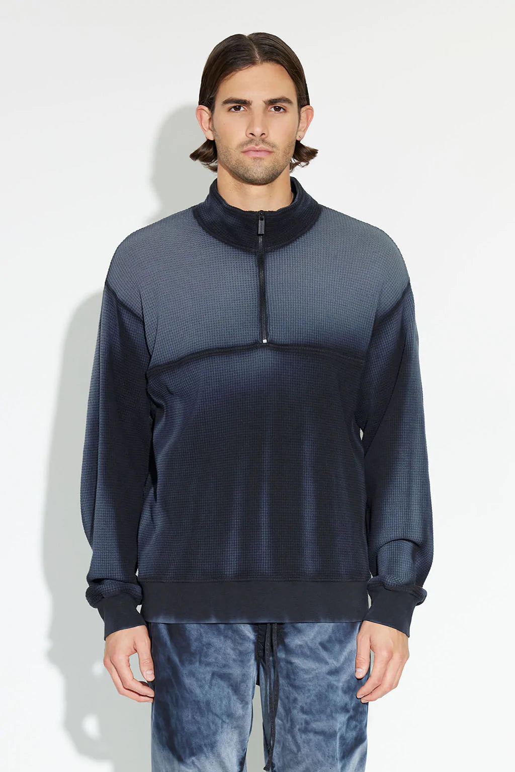 The Cooper Half Zip Black Cast