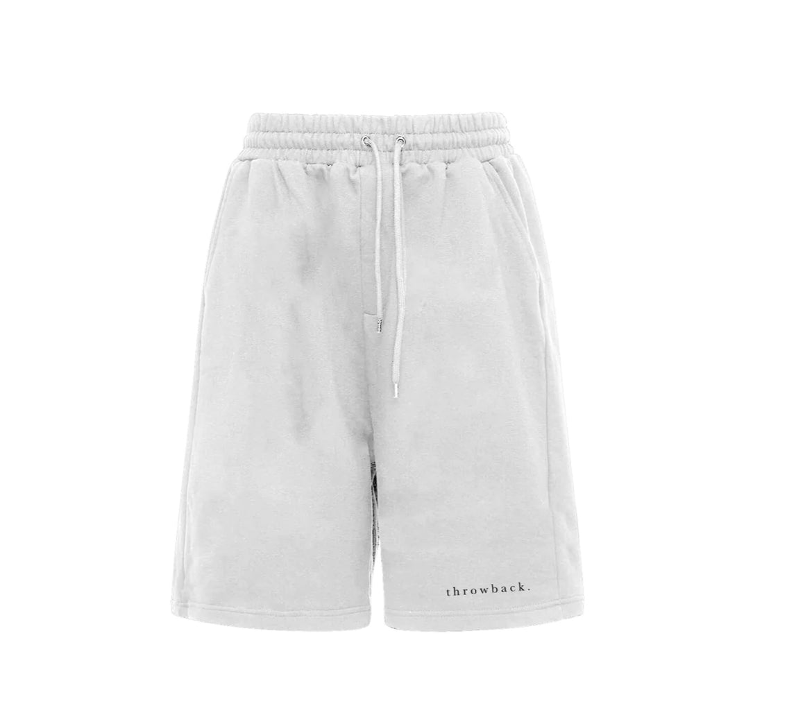 Logo white shorts