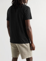Cotton jersey black T-shirt