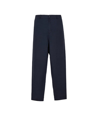 Linen Long Pants Dark Blue