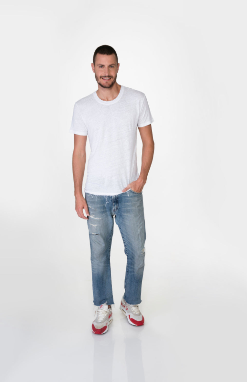 Classic Linen T-Shirt White