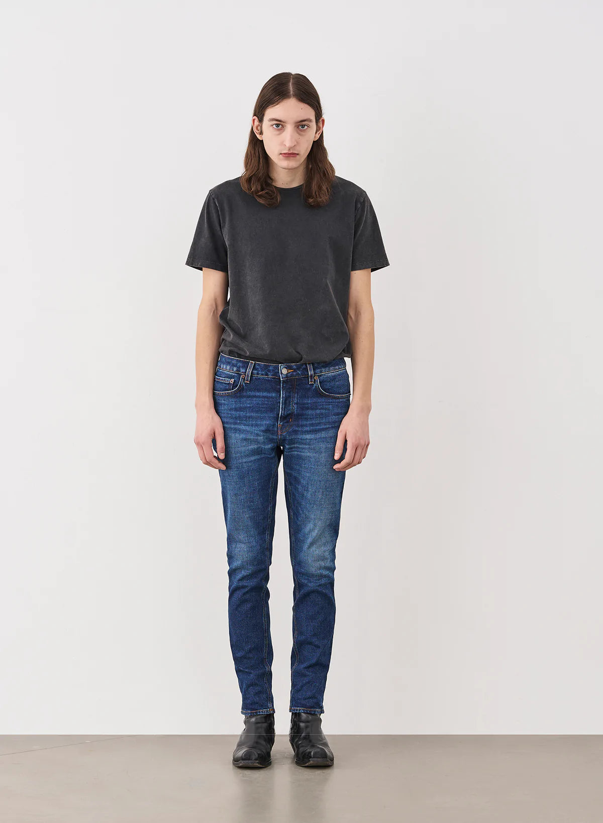 Cleveland Mid Dark Blue Jeans