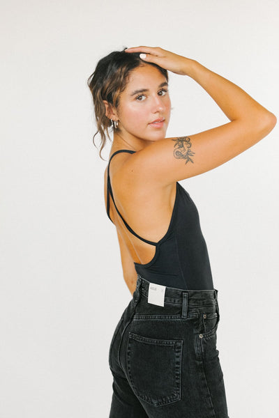 Dhalia Scoop Cross Back Bodysuit