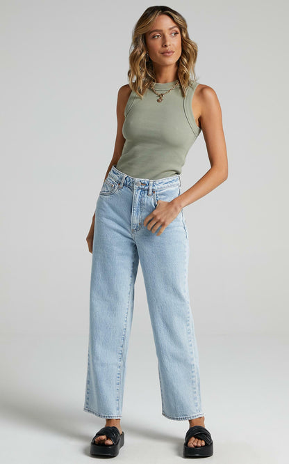 Edie straight jeans zero vinyl