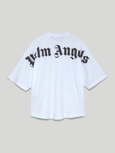 Classic Logo Over Tee White Black