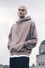 Mud oversized abstract hoodie