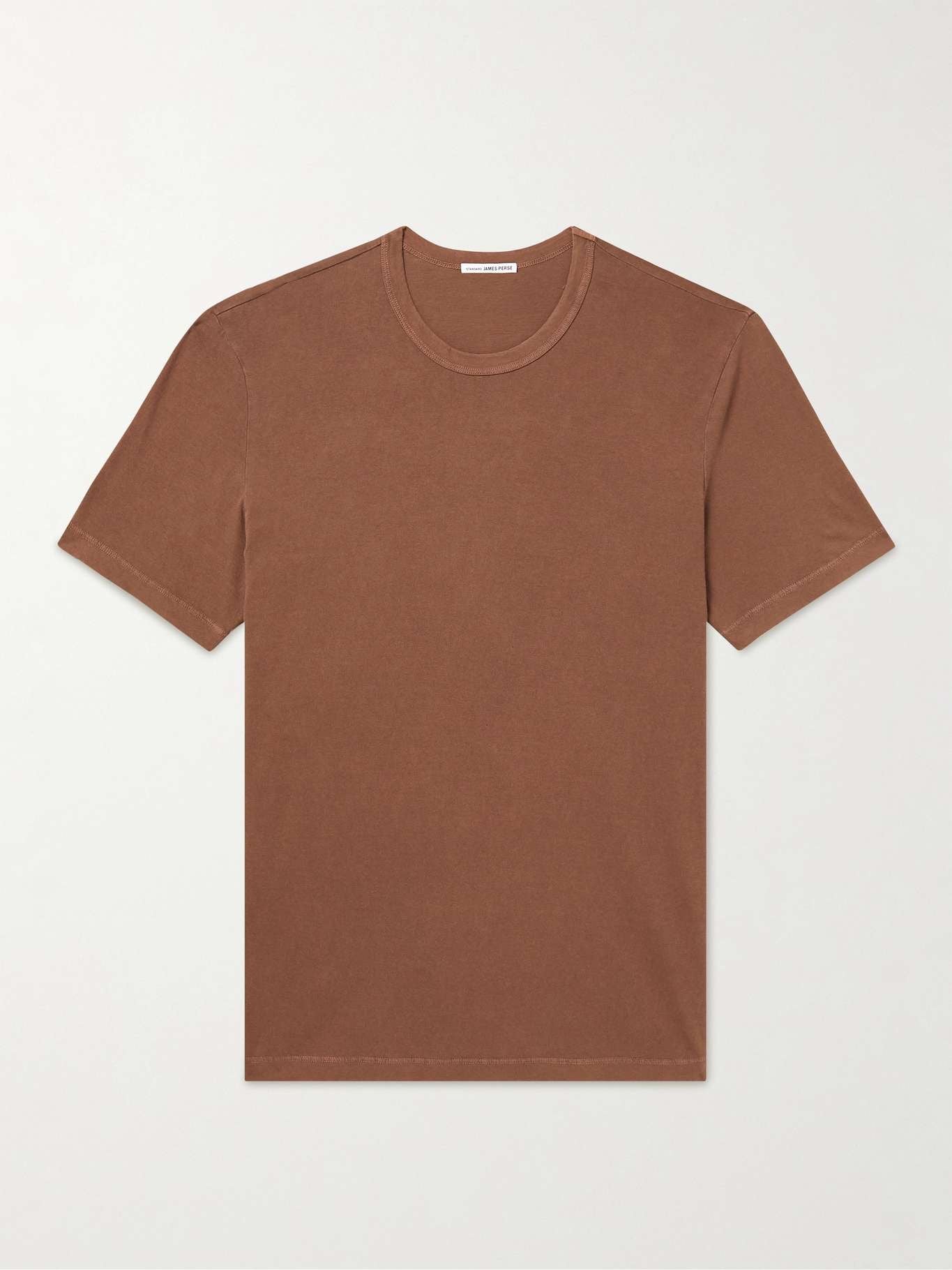 Cotton Jersey Brown T-shirt