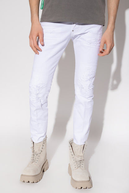 Skater White Jeans