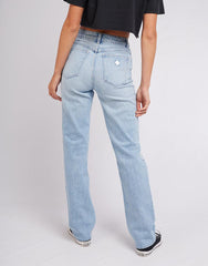 A94’ high straight Gina rip jeans
