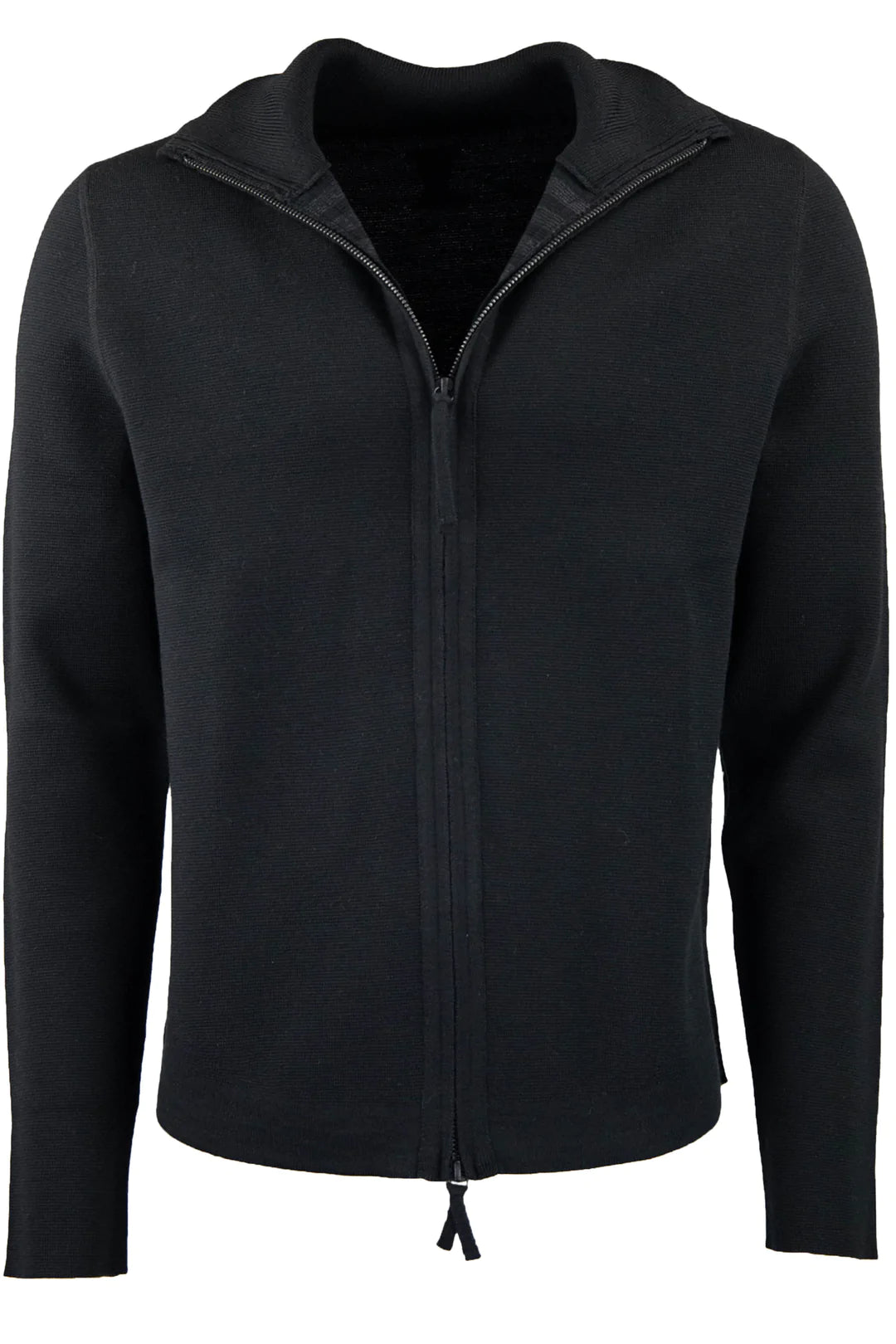 Male black zip jacket