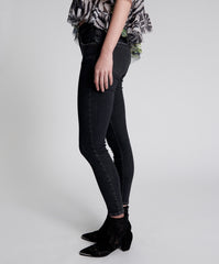 Worn black Freebirds II high waist jeans